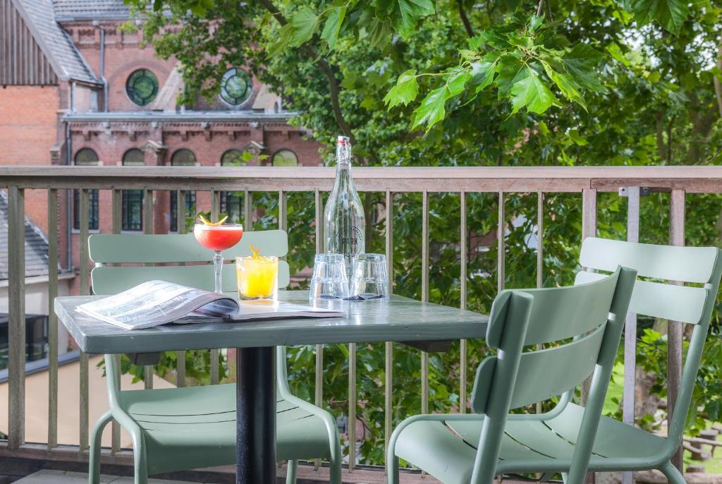 Balcon ou terrasse dans l'établissement Hotel Arena