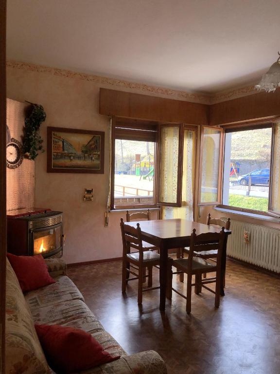 Posezení v ubytování Mountain House