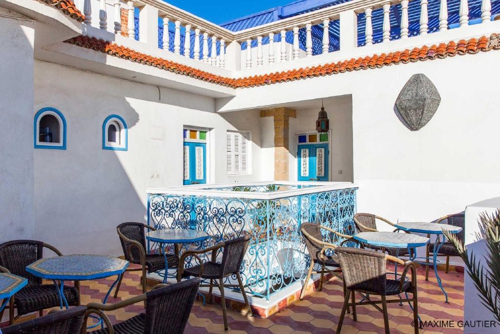 Načrt razporeditve prostorov v nastanitvi Hôtel Emeraude Essaouira