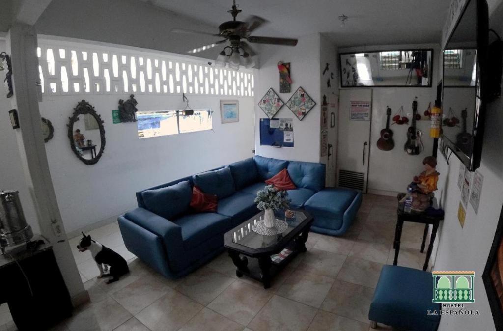 Posezení v ubytování Hostal La Española de Getsemani