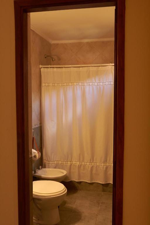 Koupelna v ubytování Kau Kaleshen