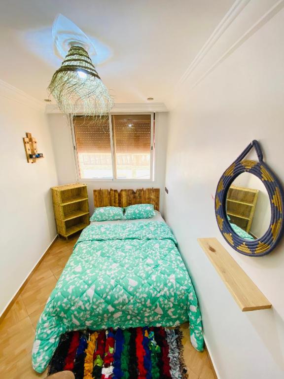 Postel nebo postele na pokoji v ubytování Azoul Surf Hostel Taghazout