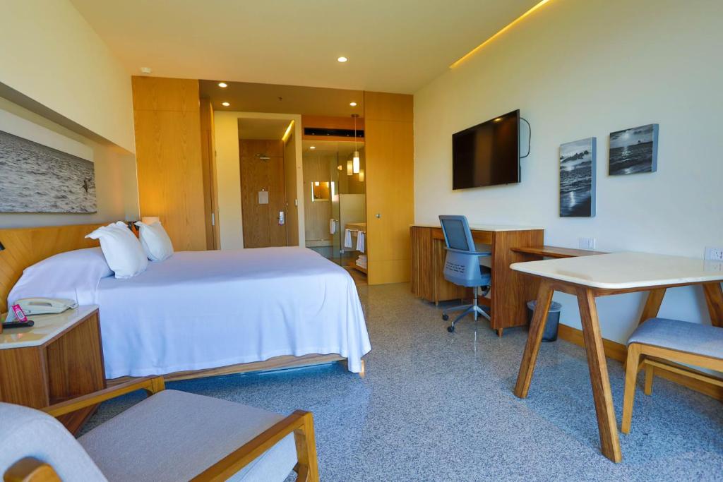 TV a/nebo společenská místnost v ubytování Hotel Mio Vallarta Unique & Different- Adults Only