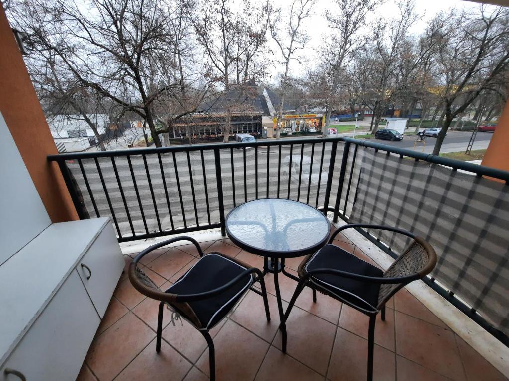 Balkón nebo terasa v ubytování Boróka Apartman