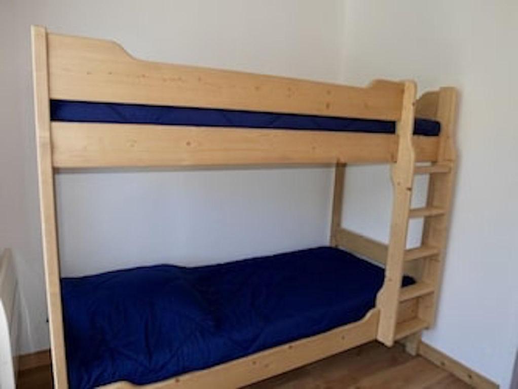 Postel nebo postele na pokoji v ubytování appartement ski au pied