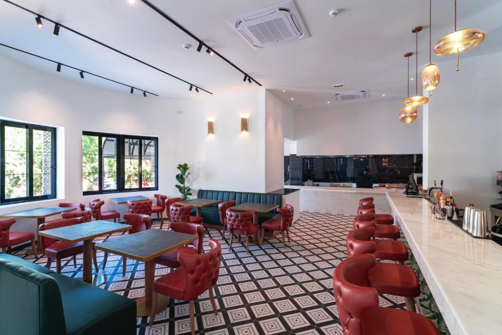 Posezení v ubytování Naillac Elite Suites