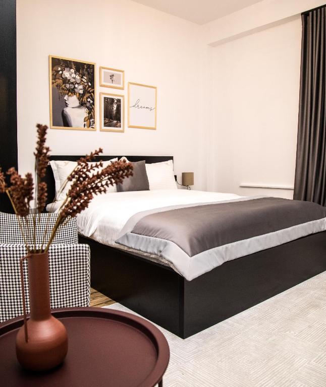 Postel nebo postele na pokoji v ubytování Triss Hotel
