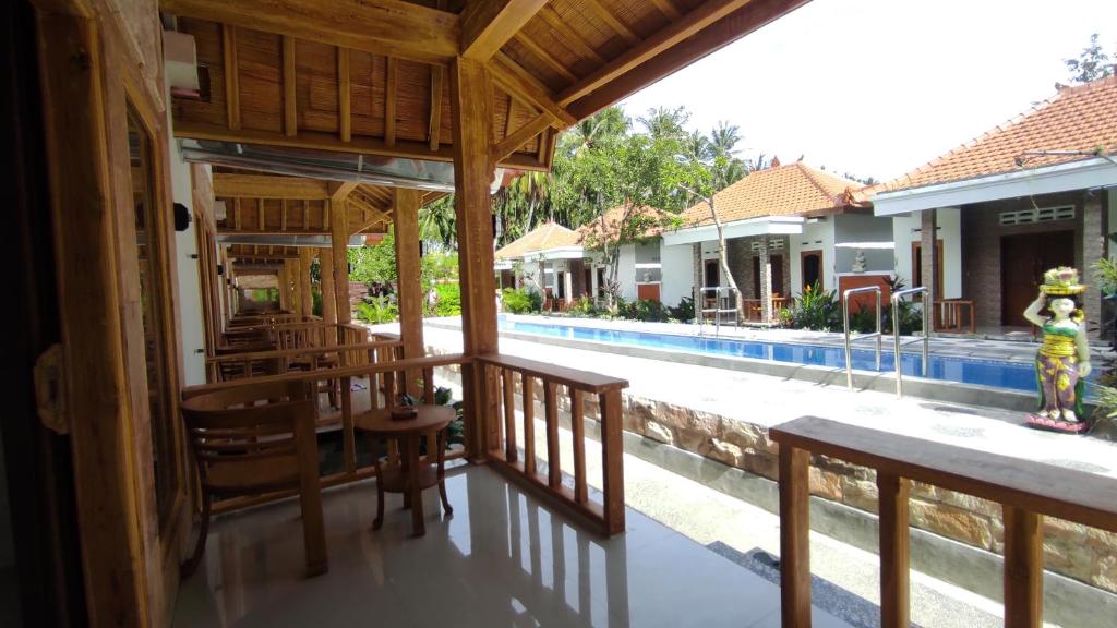 Bazén v ubytování Kristal Garden nebo v jeho okolí