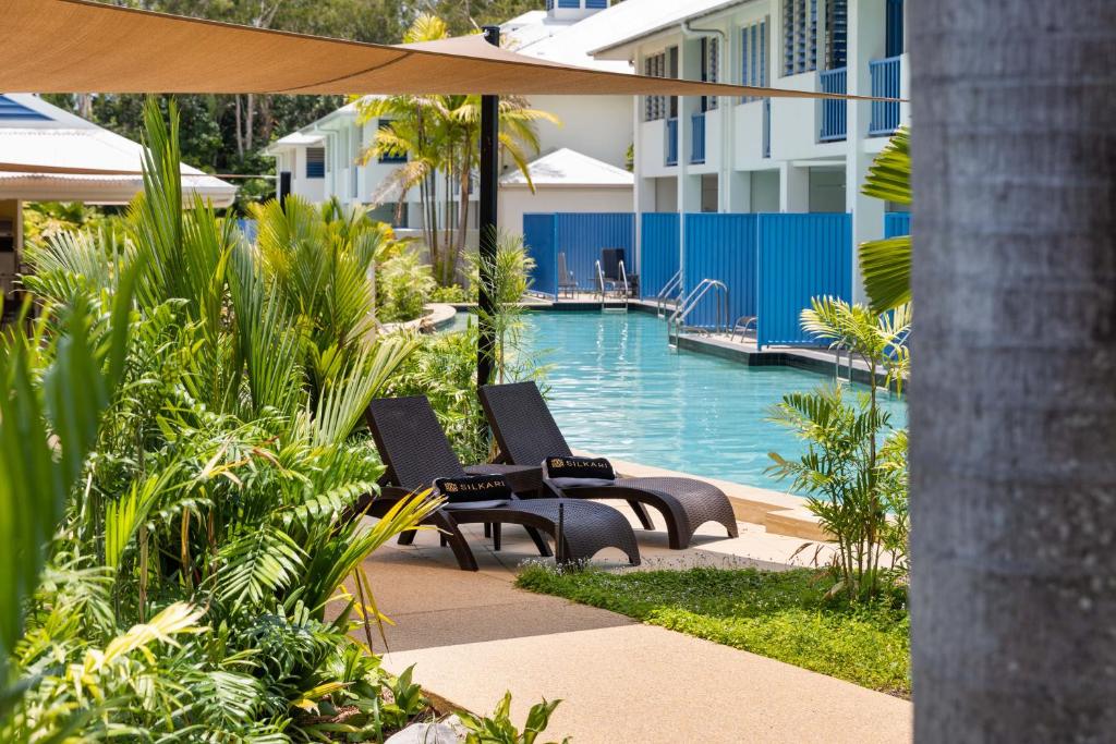 Bazén v ubytování Silkari Lagoons Port Douglas nebo v jeho okolí