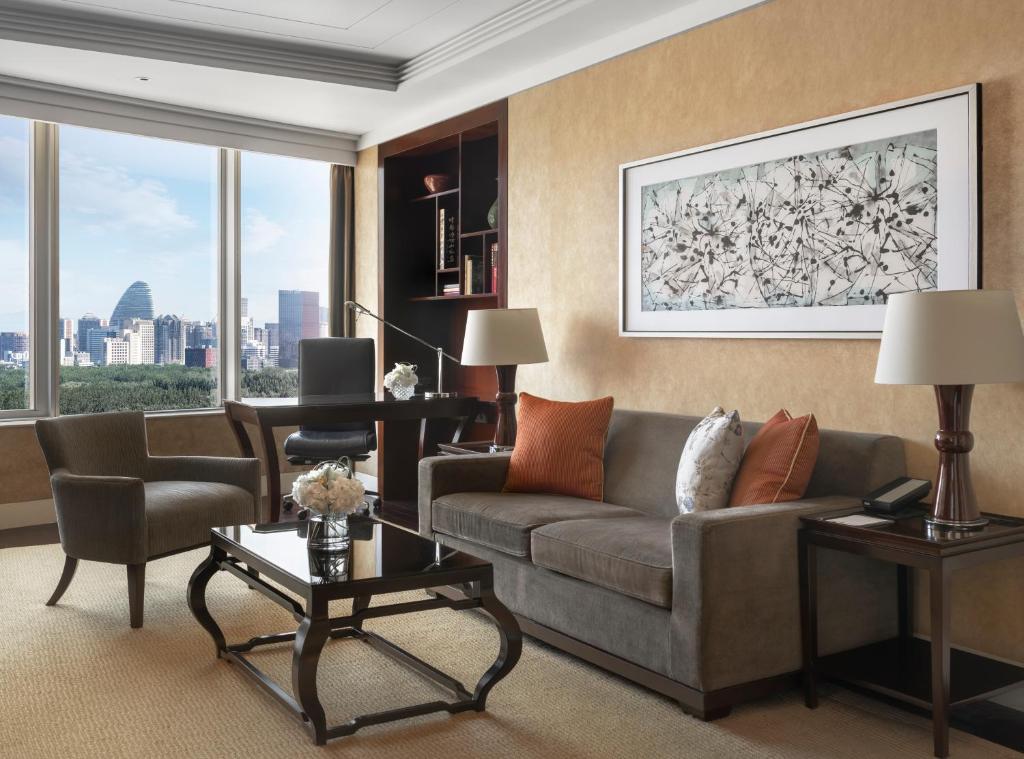 Posezení v ubytování Four Seasons Hotel Beijing