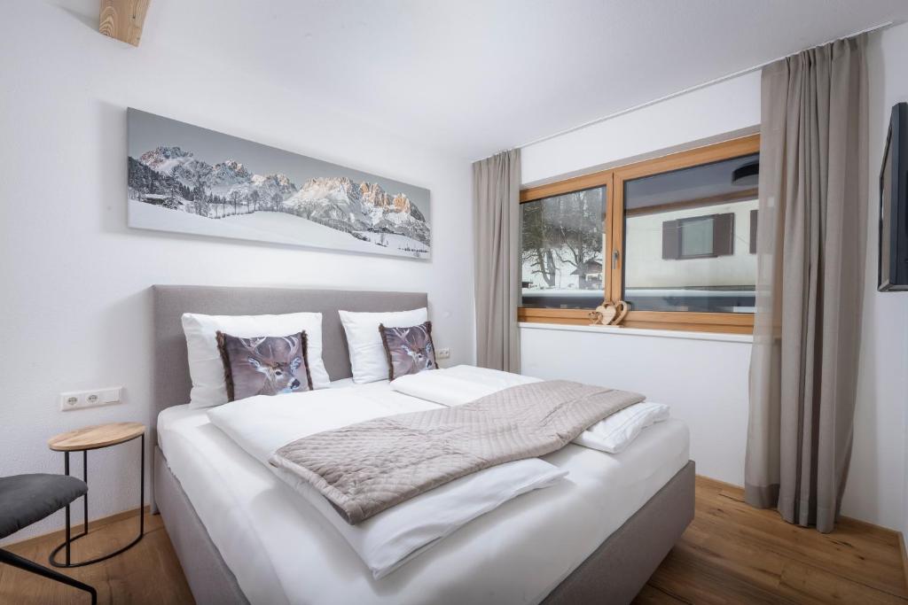 Posteľ alebo postele v izbe v ubytovaní Apartment Streif LXL