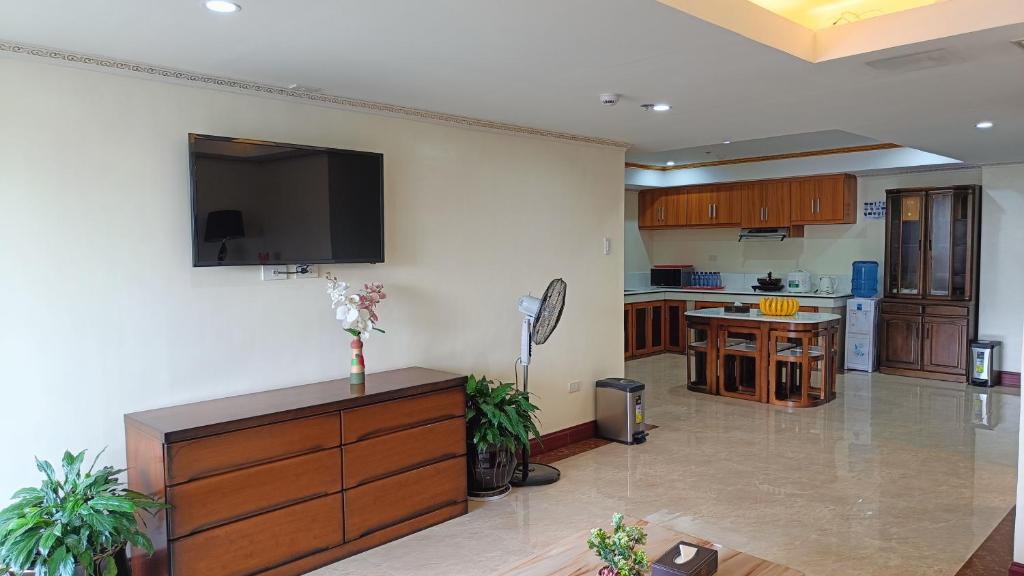 Kuchyň nebo kuchyňský kout v ubytování 456 Hotel