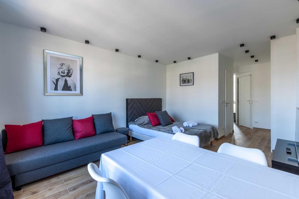 Posedenie v ubytovaní Large studio for 4 people near Port Deauville