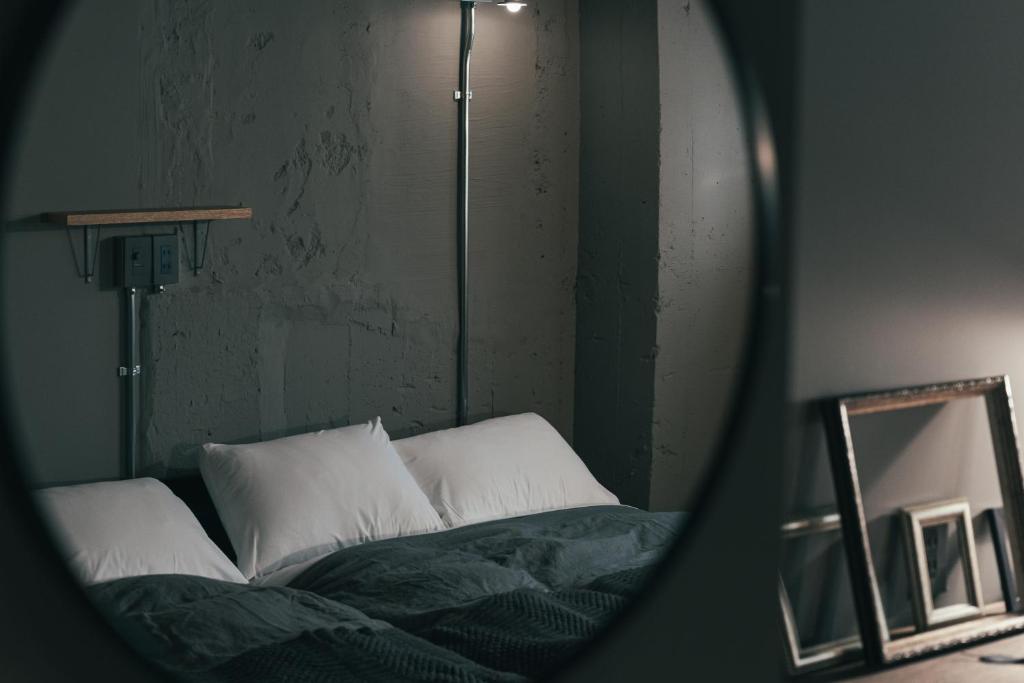 Postel nebo postele na pokoji v ubytování Kiten - slow & work stay -