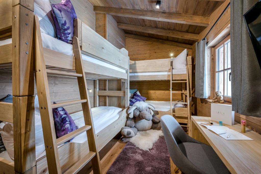 Krevet ili kreveti u jedinici u okviru objekta LA SOA Chalets & Eventlodge