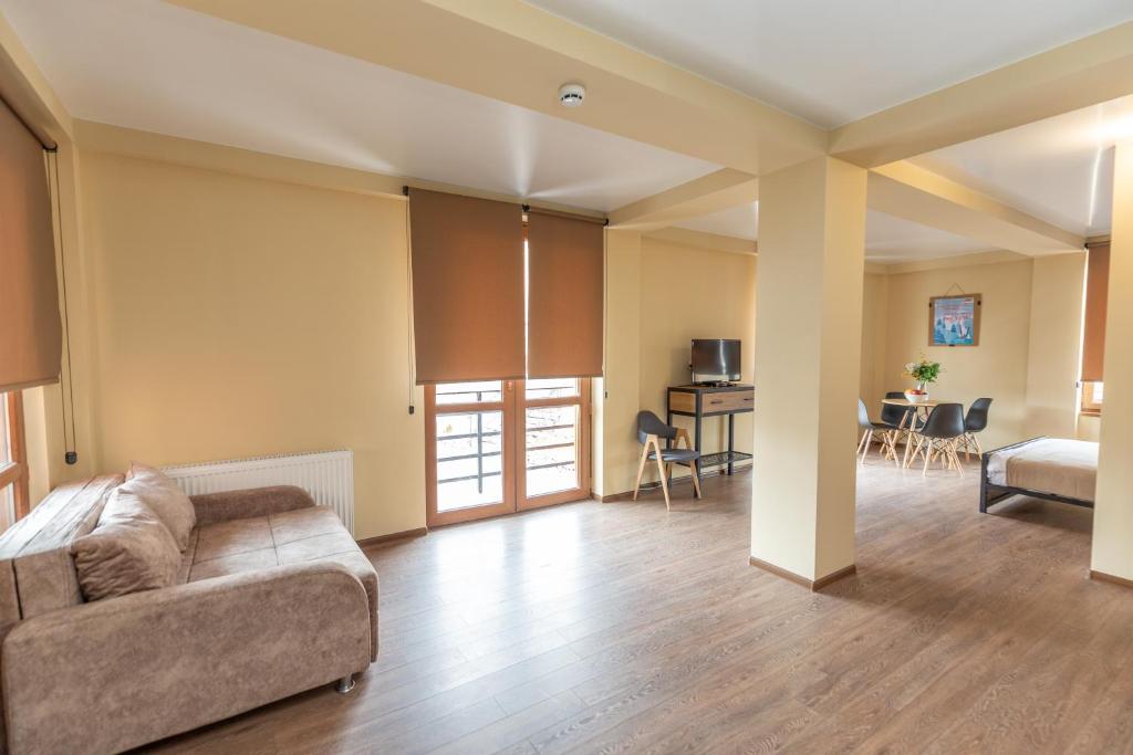 Posezení v ubytování Pine Chalets by KA Group