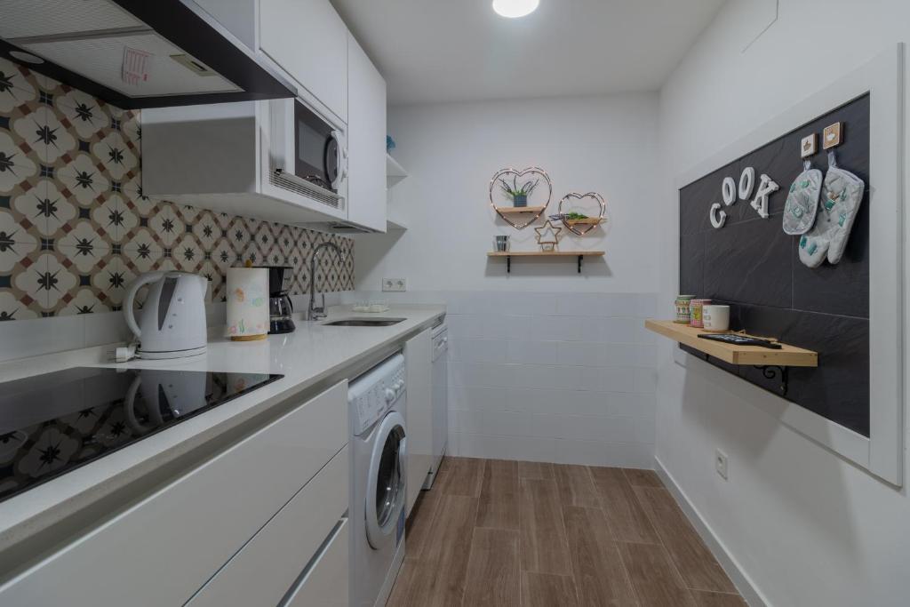 Kuchyňa alebo kuchynka v ubytovaní Apartamento Céntrico Isaura
