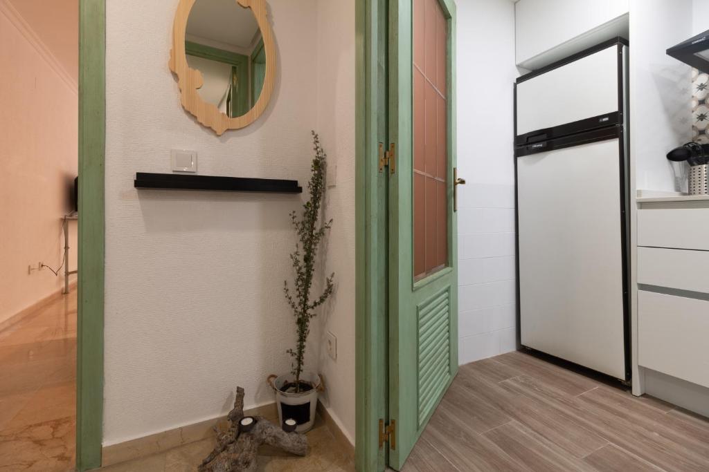Kuchyňa alebo kuchynka v ubytovaní Apartamento Céntrico Isaura