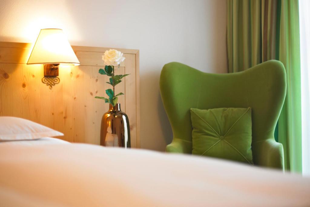 Postel nebo postele na pokoji v ubytování Hotel Bianca