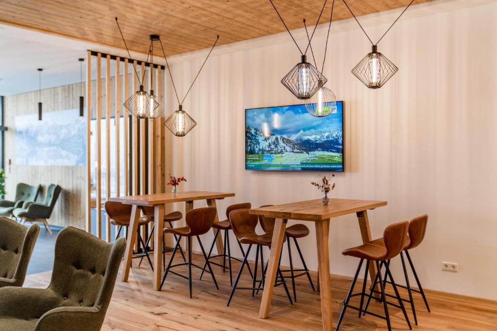 TV a/nebo společenská místnost v ubytování Apartmentresort MyLodge