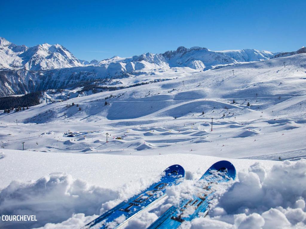 Obiekt Appartement La Tania 4 pers, skis aux pieds, 2 pièces, balcon, résidence Grand Bois A - FR-1-182A-19 zimą
