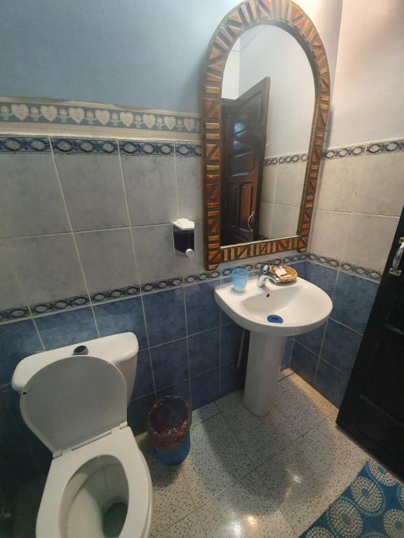 Koupelna v ubytování Riad 112