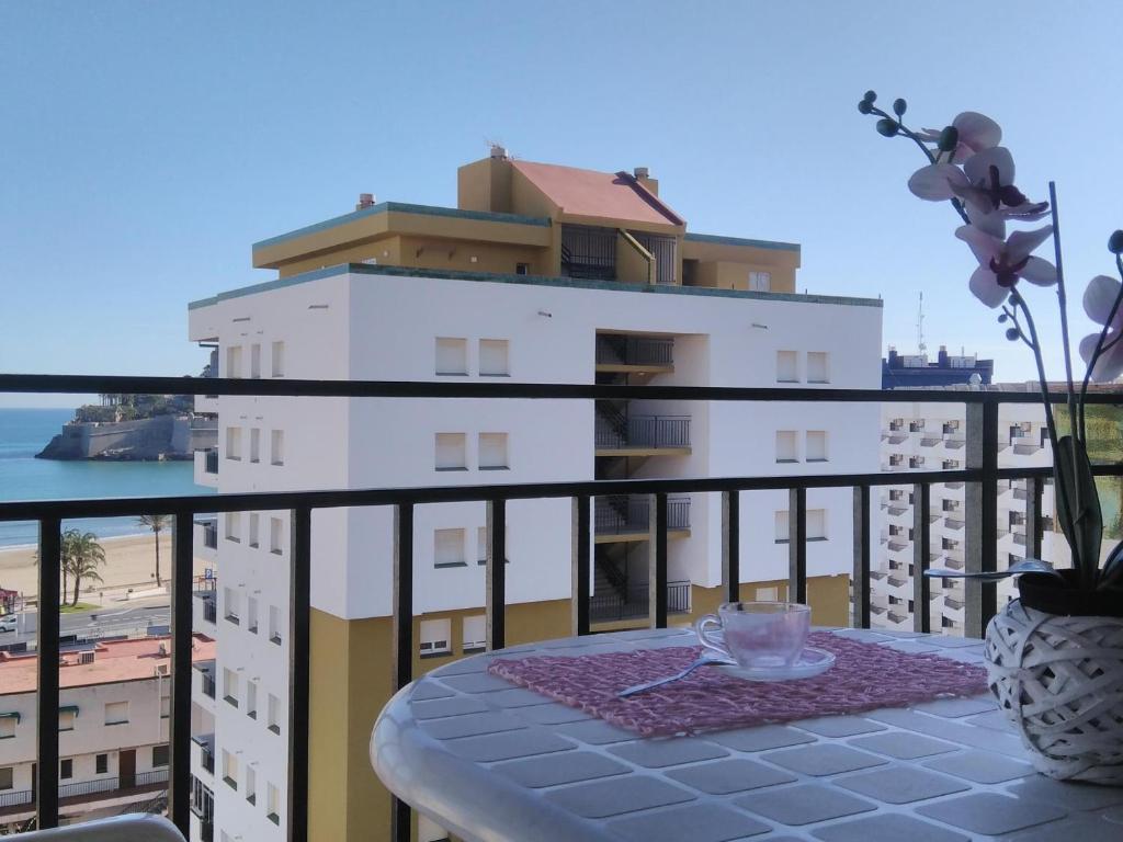 Balkón alebo terasa v ubytovaní Bertur Peñíscola Playa