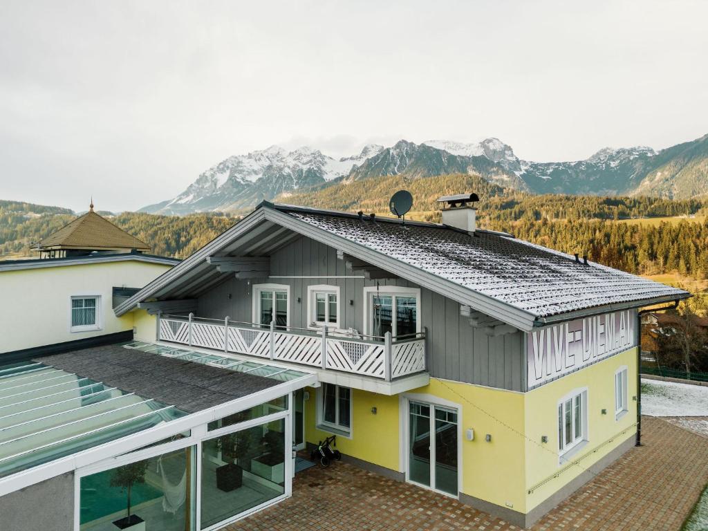 Nespecifikovaný výhled na hory nebo výhled na hory při pohledu z apartmánu