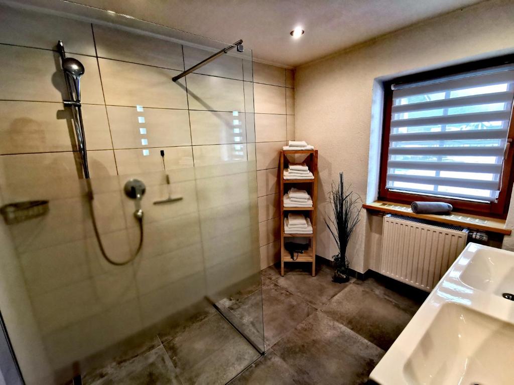Kúpeľňa v ubytovaní Haus DiRol
