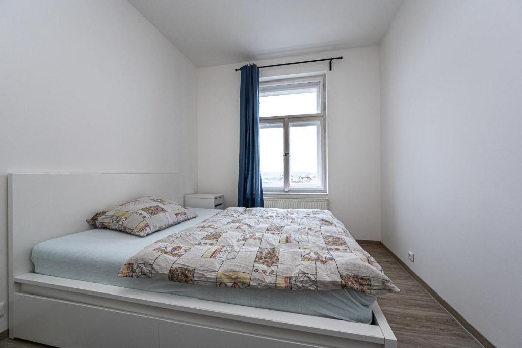 Postel nebo postele na pokoji v ubytování Apartment Americká 8