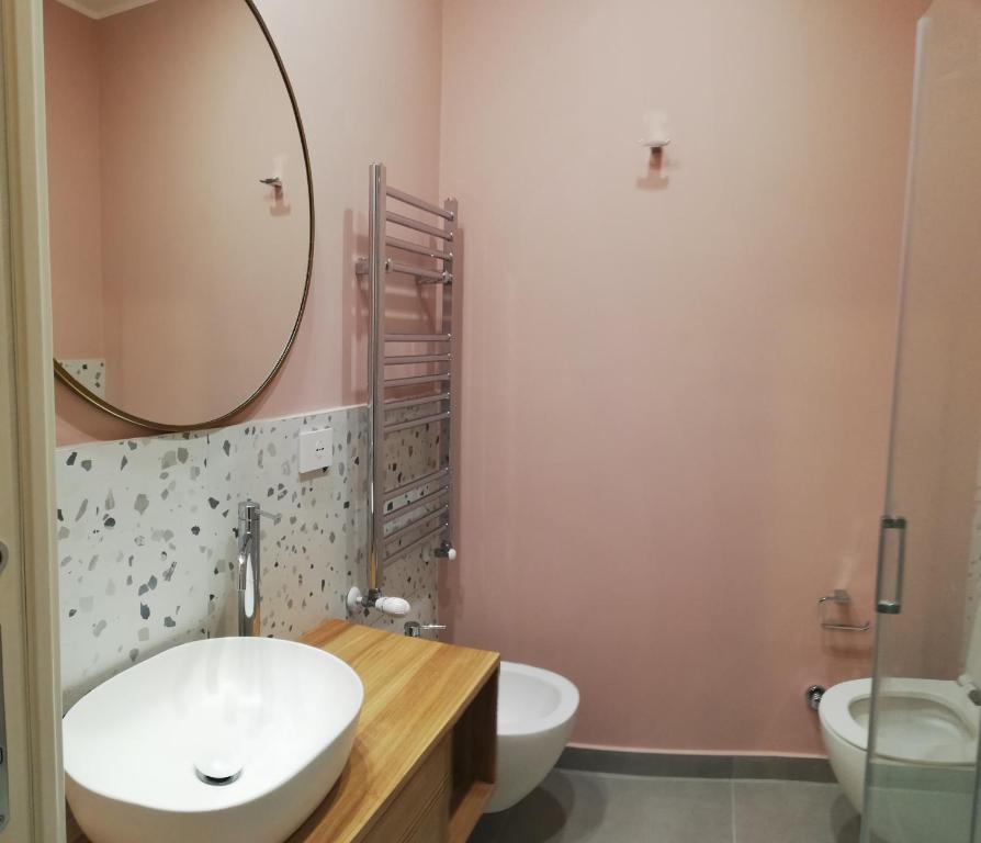 Koupelna v ubytování Studio Donatello