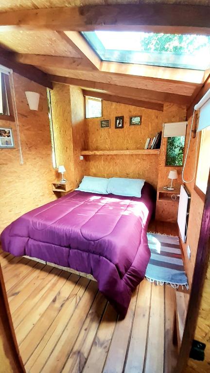 Postel nebo postele na pokoji v ubytování Los Coihues camping & hostel