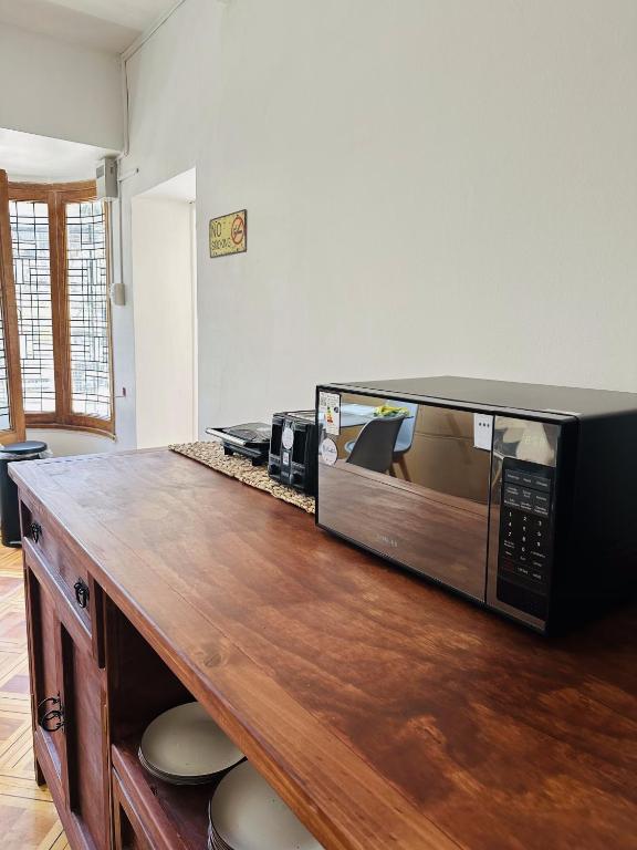 Kuchyň nebo kuchyňský kout v ubytování MAKTVB Europa - Hostal Boutique