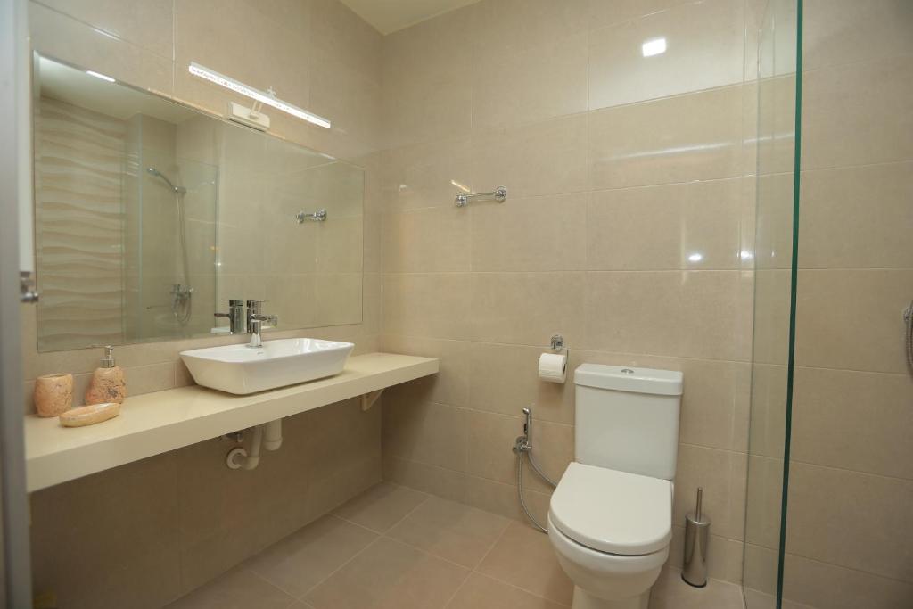 Koupelna v ubytování CHOGO Hotel Kutaisi