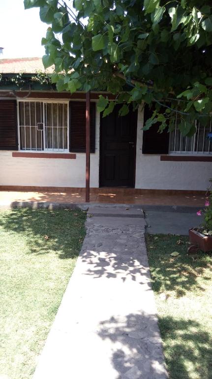 Bygningen som feriehuset ligger i