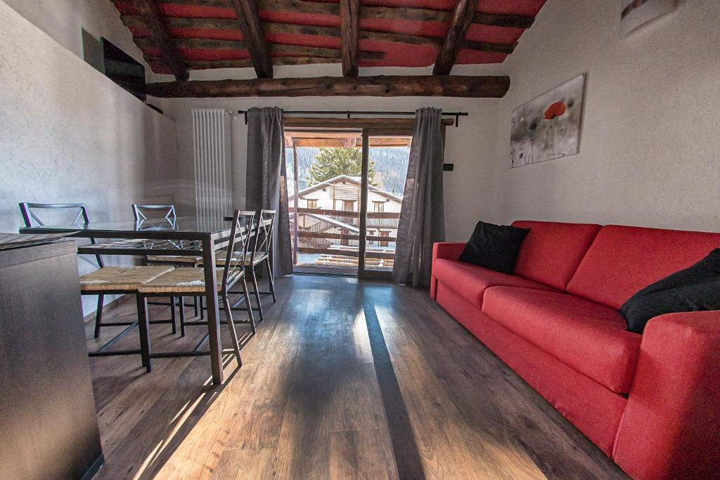 Posezení v ubytování Agriturismo Rivet d'Or