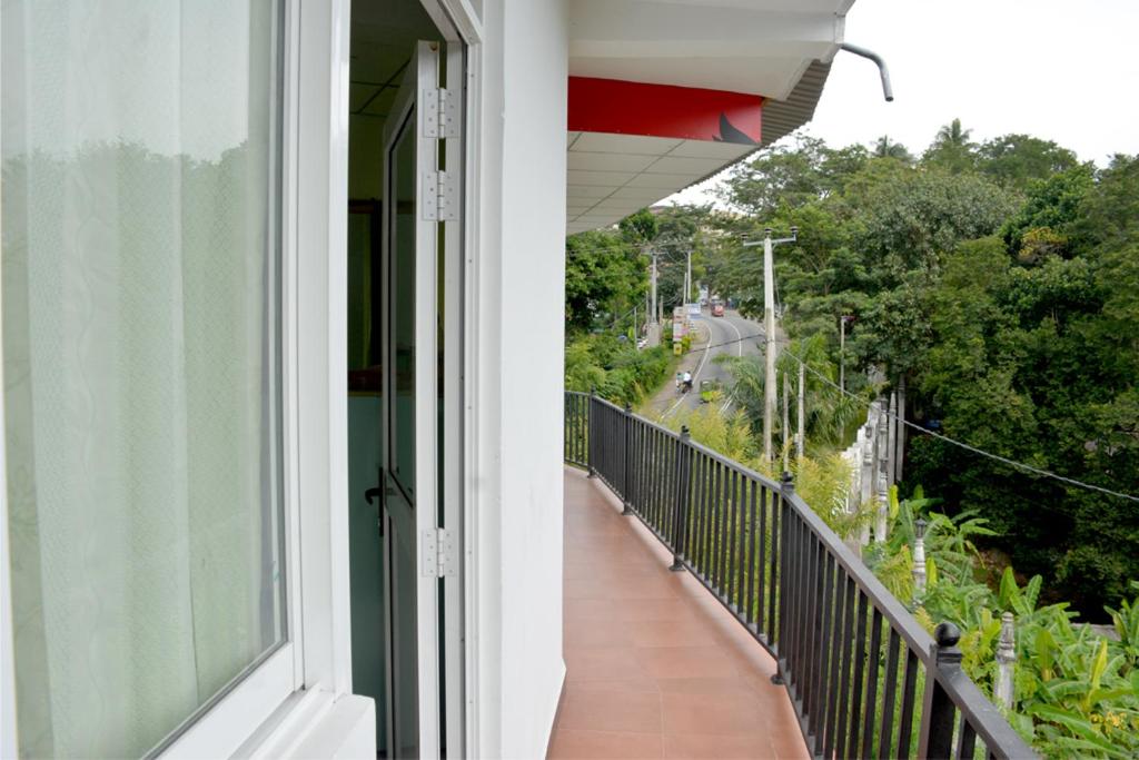Balkón nebo terasa v ubytování Paramata Accommodation