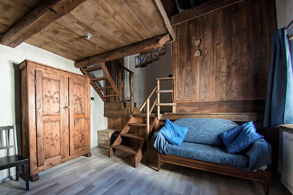 Posezení v ubytování Agriturismo Rivet d'Or