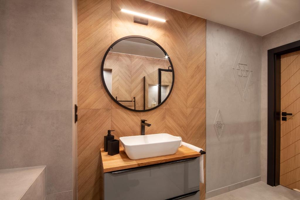 Kúpeľňa v ubytovaní Apartamenty u Zajączków