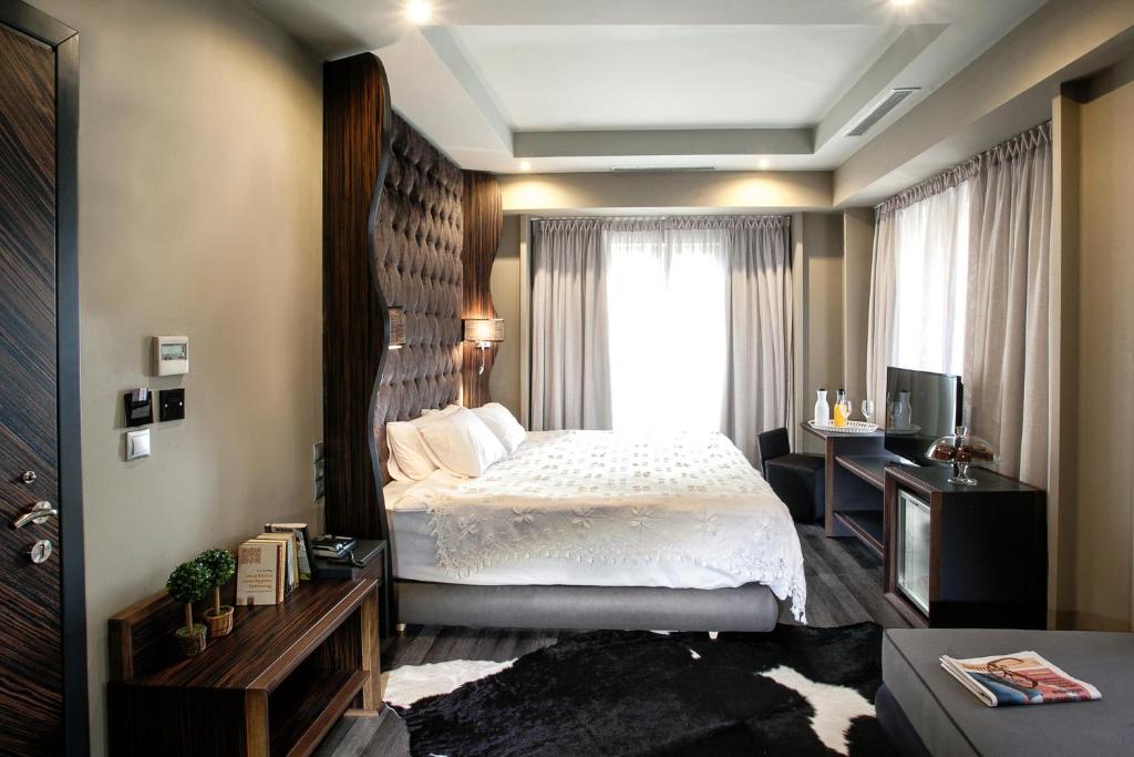 Posteľ alebo postele v izbe v ubytovaní Diamond Suites, Philian Hotels and Resorts