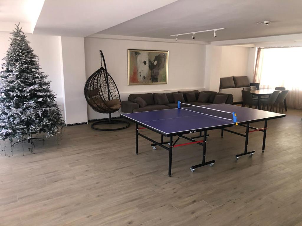 Stolní tenis v ubytování Didveli Gallery B-211 nebo okolí