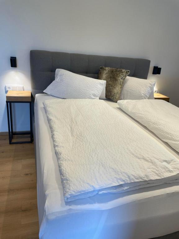 Postel nebo postele na pokoji v ubytování Schneiderhof