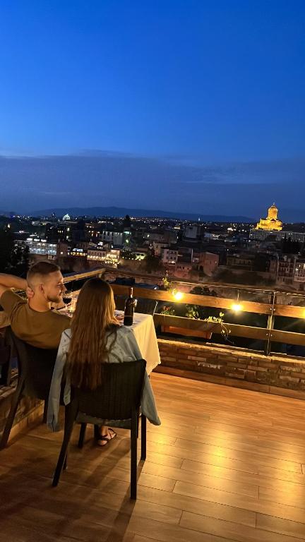 Balkón nebo terasa v ubytování Old Tbilisi Terrace
