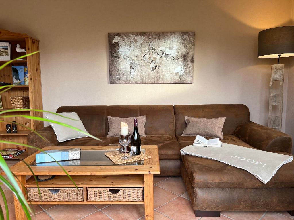 Posezení v ubytování Ferienwohnung Baumann