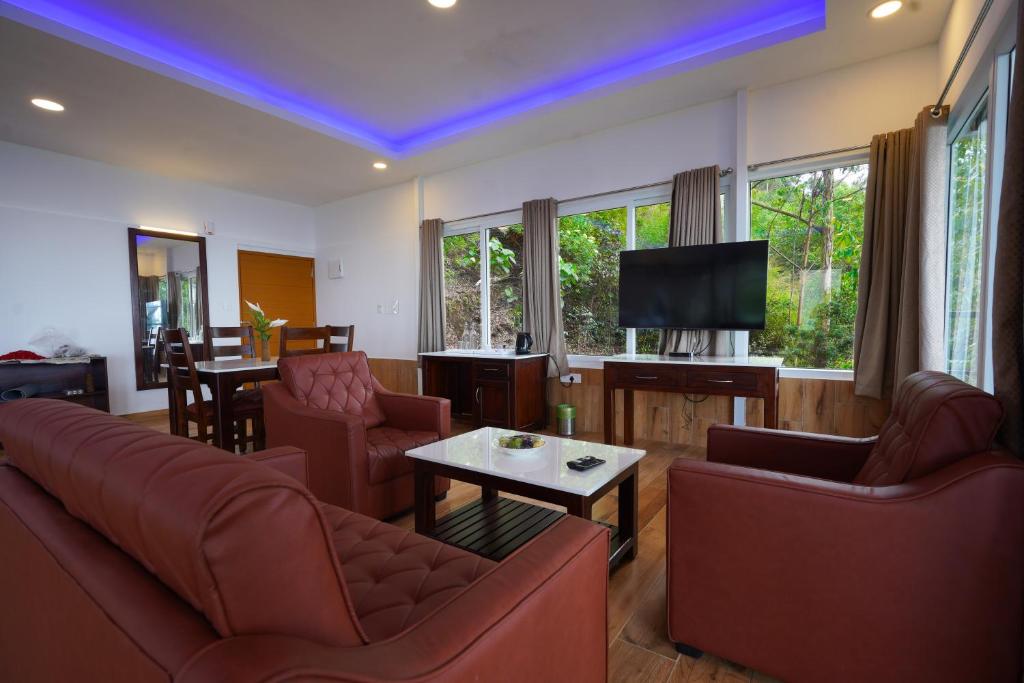 TV a/nebo společenská místnost v ubytování Tea Valley Resort, Munnar