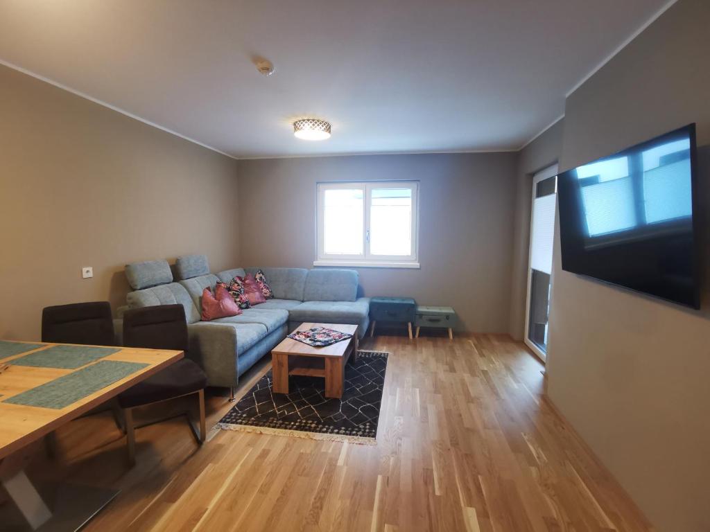 TV a/nebo společenská místnost v ubytování Sieghards Home