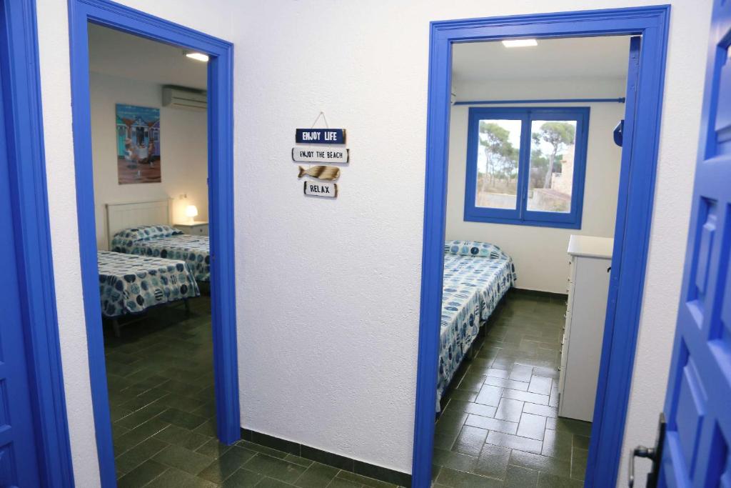 Postel nebo postele na pokoji v ubytování Pensió Solivent