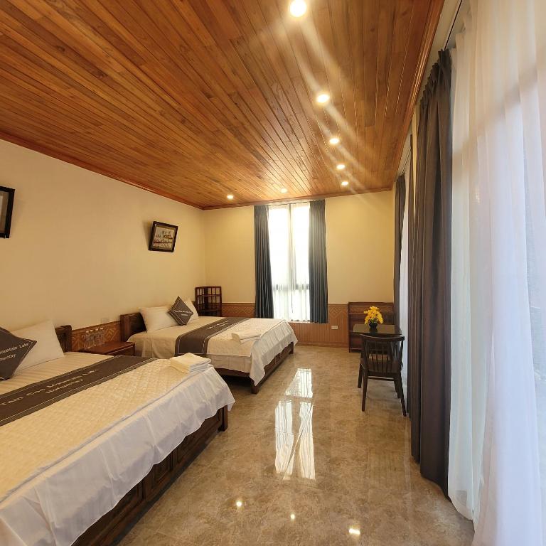 Tam Coc Mountain Lake Homestay - Suite De Famille Avec Balcon