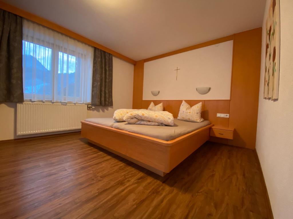 Postel nebo postele na pokoji v ubytování Ferienhaus Oberhuben