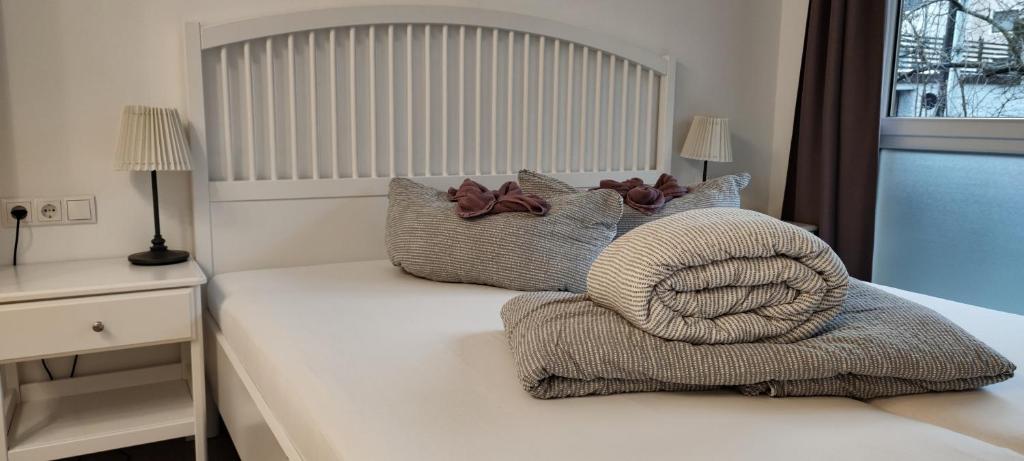 Postel nebo postele na pokoji v ubytování Freestyle Apartment